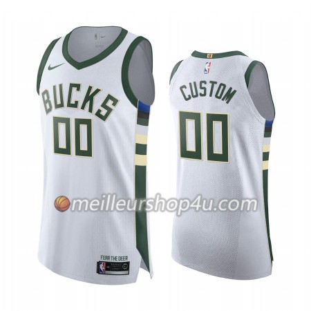 Maillot Basket Homme Milwaukee Bucks Personnalisé 2019-20 Nike Association Edition Swingman